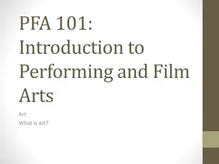 Understanding the Definition and Differences in Performing and Film Arts