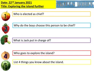 Island Exploration and Leadership Challenges