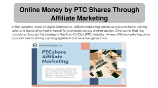 Online Money by PTC Shares Through Affiliate Marketing