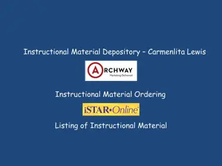 Comprehensive Guide to Instructional Material Depositories and Ordering