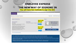 New Way of Signing In to Employee Express: Login.gov Method
