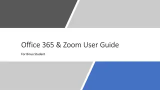 Comprehensive Guide for Binus Students on Office 365 and Zoom Usage