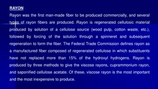 Overview of Rayon: Production, Properties, and Applications