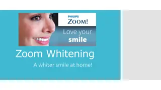 Achieve a Whiter Smile with Philips Zoom Teeth Whitening!