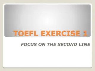TOEFL Exercise 1 Listening Practice