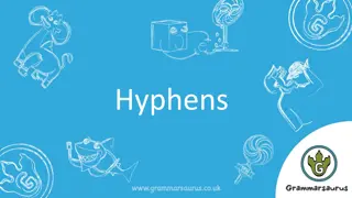 Mastering the Use of Hyphens in Compound Adjectives