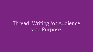 Mastering Writing Skills for Various Audiences and Purposes