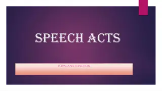 Speech Acts and Politeness in Linguistics