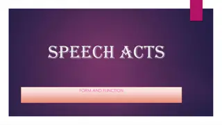 Understanding Speech Acts and Politeness in Linguistics
