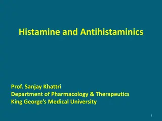 Understanding Histamine and Antihistaminics: A Comprehensive Overview