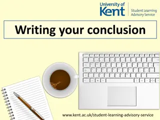 Structuring Your Essay Conclusion Effectively