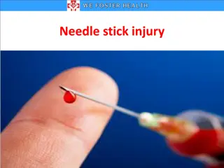 Needle Stick Injuries and Prevention