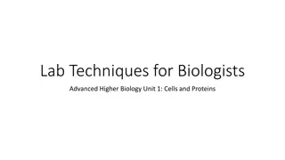 Laboratory Techniques for Biologists: Advanced Biology Unit Overview