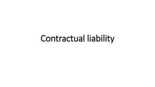 Contractual Liability in Construction Contracts