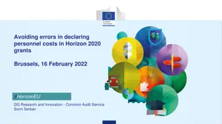 Ensuring Accuracy in Personnel Cost Declaration for Horizon 2020 Grants