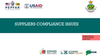 Supplier Compliance Requirements and Evaluation Presentation