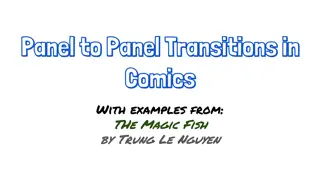 Panel-to-Panel Transitions in Comics with Examples from 