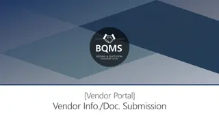 BQMS Bidding & Quotation Management System Vendor Portal Guide