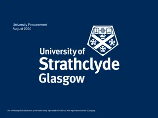 University Procurement Overview August 2020