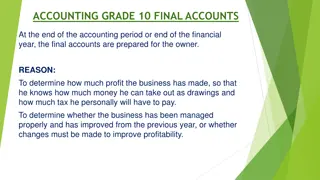 The Importance of Final Accounts and the Accounting Cycle