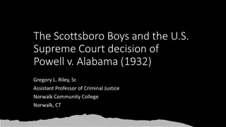 The Scottsboro Boys and Powell v. Alabama: A Landmark Supreme Court Case