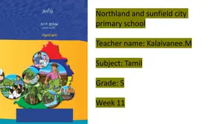 Northland and Sunfield City Primary School Tamil Class - Grade 5 Week 11