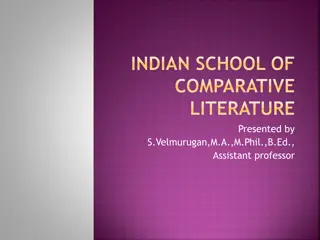 Insights into the Indian School of Comparative Literature: A Comprehensive Overview