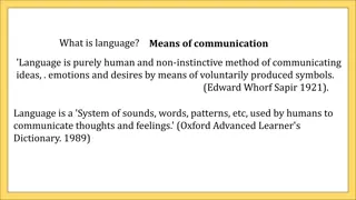 Understanding Language: An Overview of Linguistics