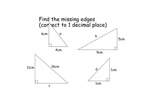 Trigonometry Essentials: Missing Edges, Angle Calculations & Triangle Identification