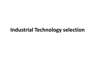 Guidelines for Selecting Industrial Technology