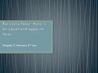 Newton's Third Law of Motion