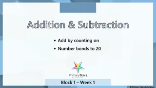 Math Addition and Subtraction Practice for Number Bonds to 20