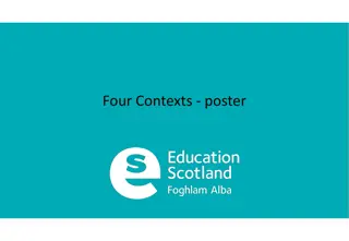 Enhancing Learning Through Four Contexts: Opportunities for Achievement and Interdisciplinary Learning