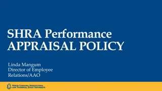 SHRA Performance Appraisal Policy Guidelines