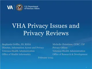 Understanding VA Privacy Issues and Sensitive Information