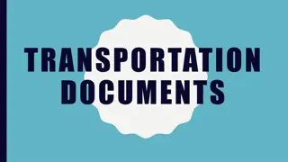 Understanding Transportation Documents in International Trade