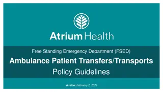 Medically Necessary Ambulance Transport Guidelines