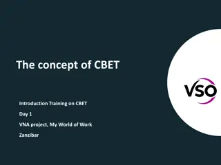 Introduction to Competence-Based Education and Training (CBET) in VNA Project