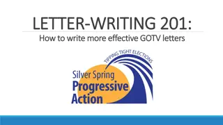 Tips for Writing Effective GOTV Letters