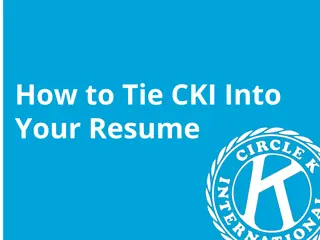 Mastering the Art of Resume Writing with CKI Integration