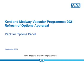 Kent and Medway Vascular Programme: 2021 Refresh of Options Appraisal