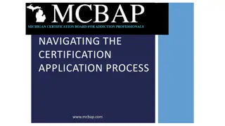 Navigate the Certification Process with MCBAP's Online Application Platform