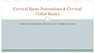 Cervical Spine Precautions & Cervical Collar Basics
