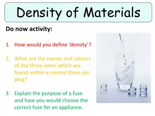 Density of Materials Activity