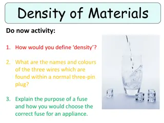 Understanding Density of Materials Activity