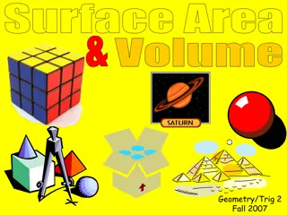 Understanding Surface Area and Volume in Geometry