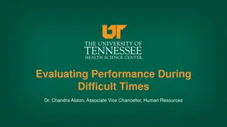 Evaluating Employee Performance in Challenging Times