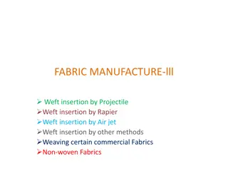 Projectile Weaving Machines in Fabric Manufacture