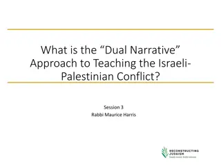 Dual Narrative Approach in Israeli-Palestinian Conflict