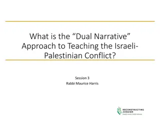 Exploring Dual Narrative Approach in Israeli-Palestinian Conflict